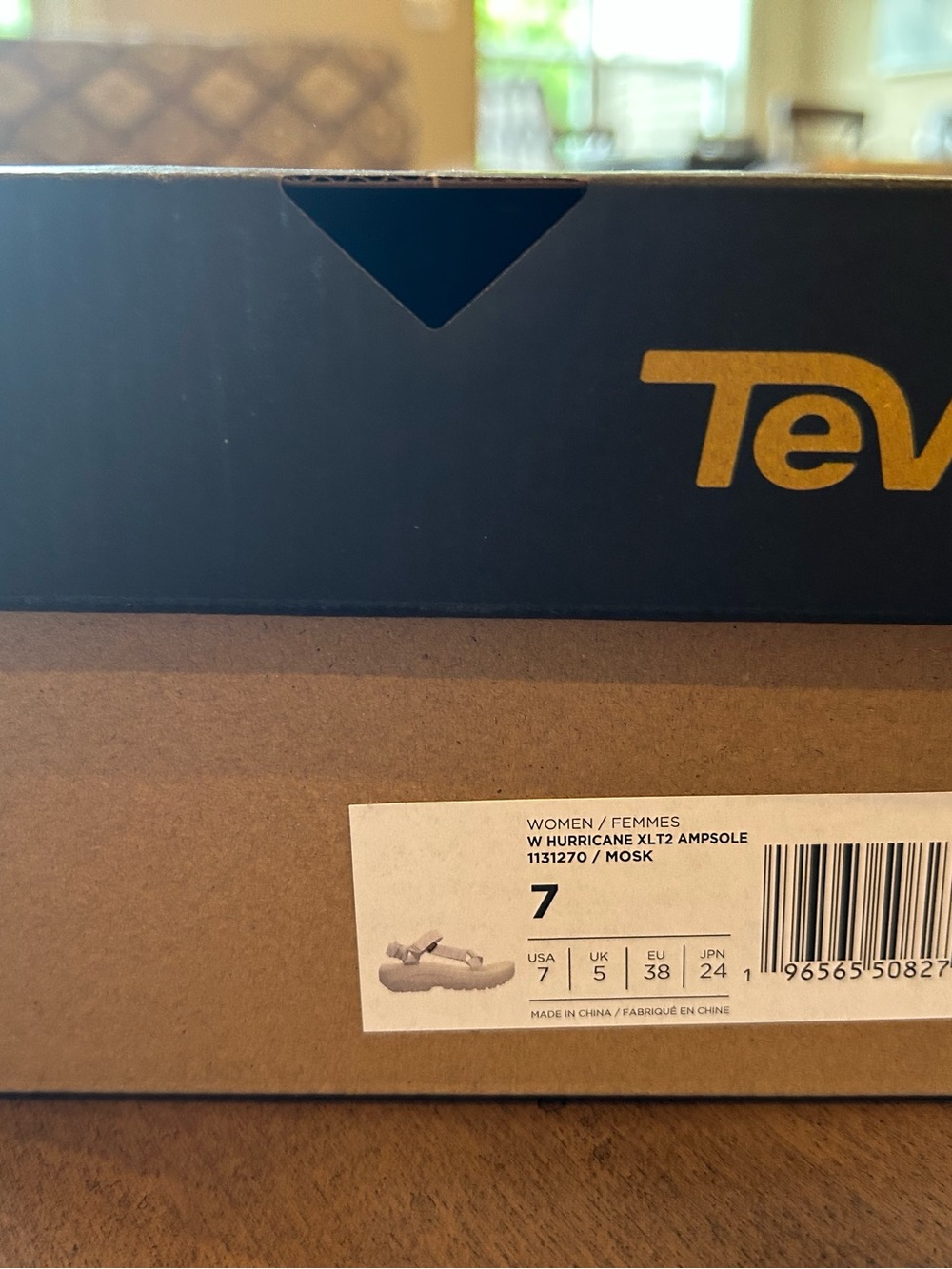 Teva Hurricane XLT2 Ampsole Mosk Grey Size 7 - Picture 10 of 12